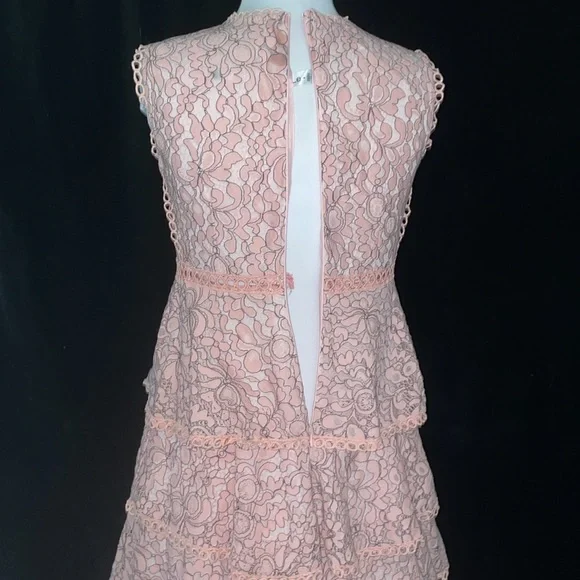 ❤️ LE Lined Maxi Dress measurements in pictures peach lace/wedding dress? - Picture 11 of 16